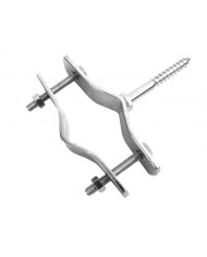 STAFFA PER PALO ANTENNA TV A FISCER 10CM