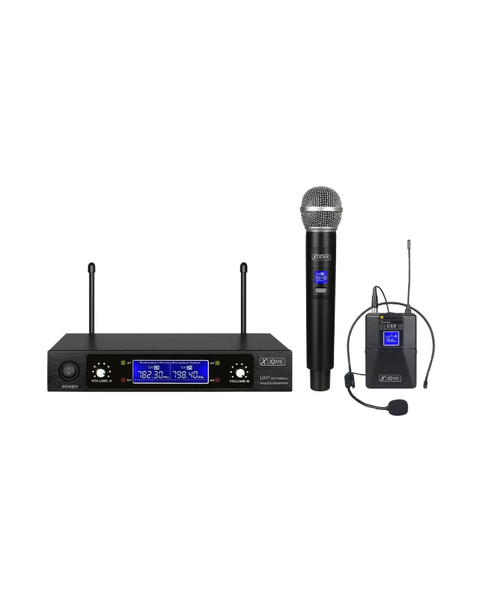 KIT RADIOMICROFONO 614MHZ  E LAVALIER 606MHZ