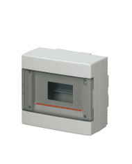 CENTRALINO DA PARETE CON SPORTELLO 8 MODULI