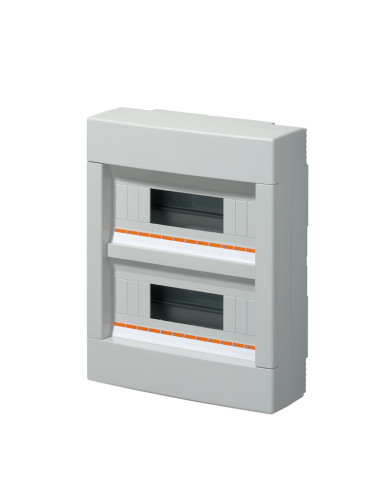 CENTRALINO DA PARETE SENZA SPORTELLO 24 MODULI