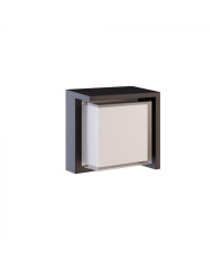 PLAFONIERA DA ESTERNO 15W NERO CCT BLIS C 2700/3200/4000K