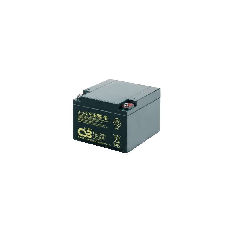 BATTERIA PIOMBO 12V 26AH USO CICLICO CSB