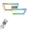 PLAFONIERA LED RGB CCT 64CM 40W 3600LM IN ALLUMINIO