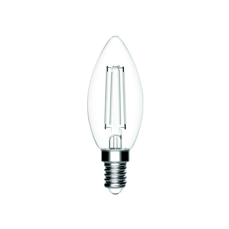 LAMPADA LED FILAMENTO C35 SERIE WHITE E14 4,5W
