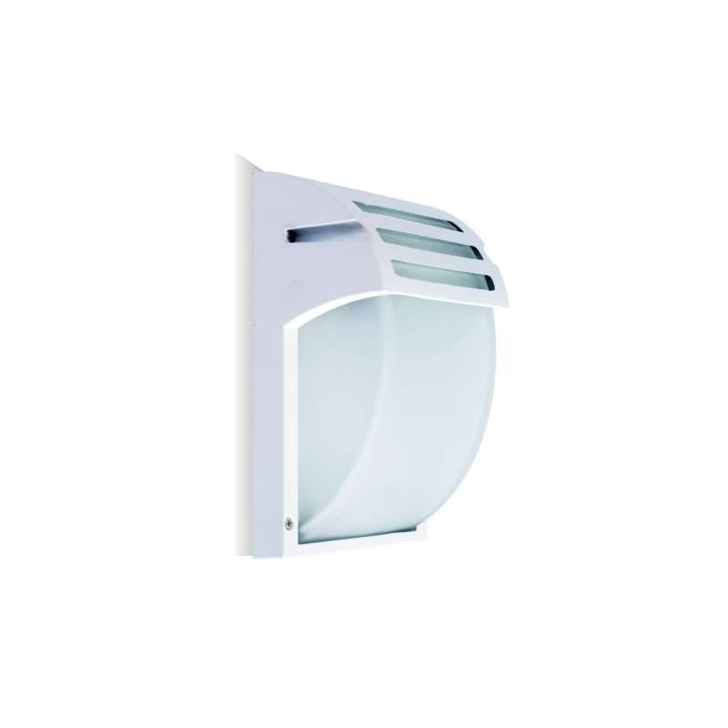APPLIQUE A PARETE DA ESTERNO BIANCO IP44 1E27