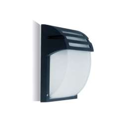 APPLIQUE A PARETE DA ESTERNO NERO IP44 1E27