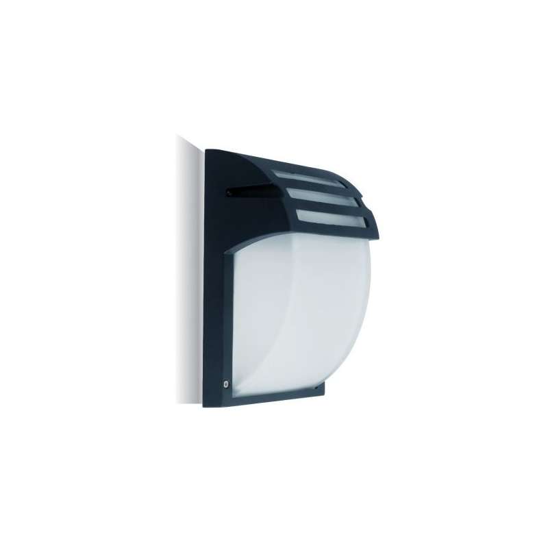 APPLIQUE A PARETE DA ESTERNO NERO IP44 1E27