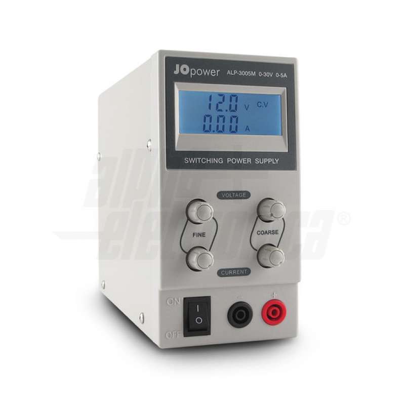 ALIMENTATORE DA BANCO TENSIONE USCITA 0-30V 0-5A