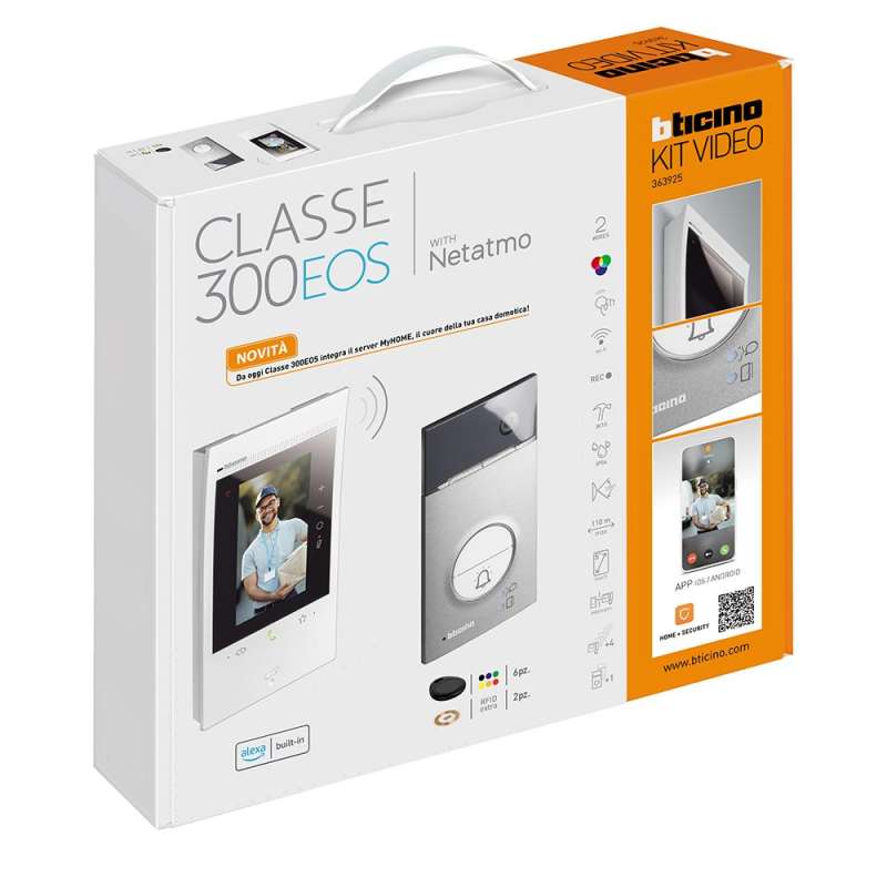 KIT VIDEO VIVAVOCE CONNESSO CON PULSANTIERA LINEA