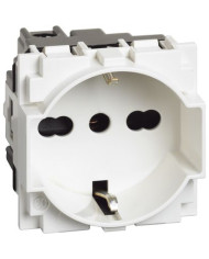 PRESA SCHUKO 2P+T 16A 250 VAC BIANCO LIVING NOW