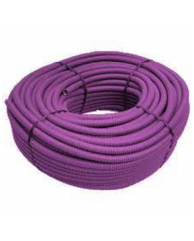 TUBO CORRUGATO DOPPIOSTRATO D20 VIOLA 100MT