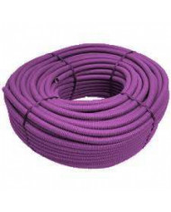 TUBO CORRUGATO DOPPIOSTRATO D20 VIOLA 100MT