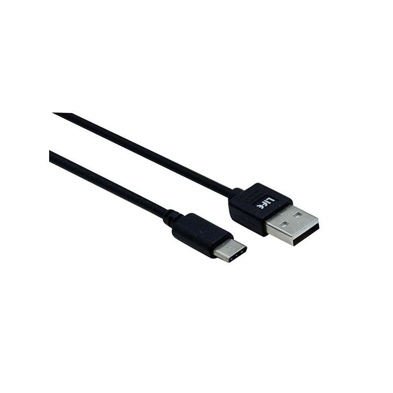 CAVO USB V2 SPINA A SPINA TIPO C NERO 2 MT.