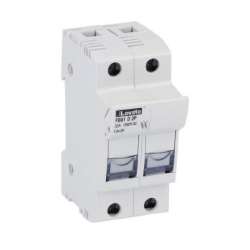 PORTAFUSIBILI SEZ. 2P 10X38 1000V DC