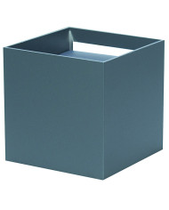 APPLIQUE A LED QUADRATO 12,5W IP65 220V GRIGIO TRICOLOR 3000K/4000K/6500K IN ALLUMINIO