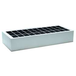 APPLIQUE RETTANGOLARE 6W CON PANNELLO SOLARE