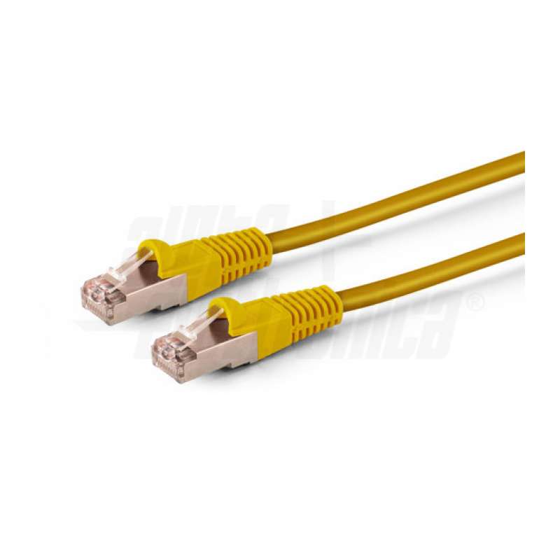 CAVO DI RETE PATCH IN RAME CAT. 6 GIALLO S/FTP 2MT