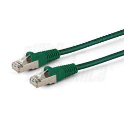 CAVO DI RETE PATCH IN RAME CAT. 6 VERDE S/FTP 1MT