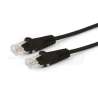 CAVO DI RETE PATCH IN RAME CAT.6A NERO S/FTP-LDPE DA ESTERNO 1MT
