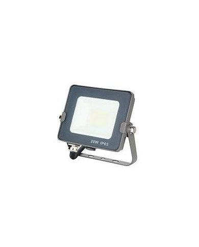 FARO SLIM GRIGIO IP65 LED  20W 4000K LUCE NATURALE