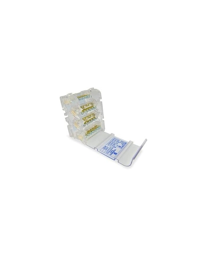 MORSETTIERA TETRAPOLARE 7 FORI 100A GUIDA DIN