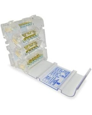 MORSETTIERA TETRAPOLARE 7 FORI 100A GUIDA DIN