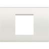 PLACCA QUADRA 2 MODULI CENTRATI BIANCA BTCINO LIVING LIGHT