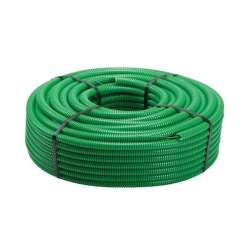 TUBO CORRUGATO DOPPIOSTRATO D32 VERDE 25MT