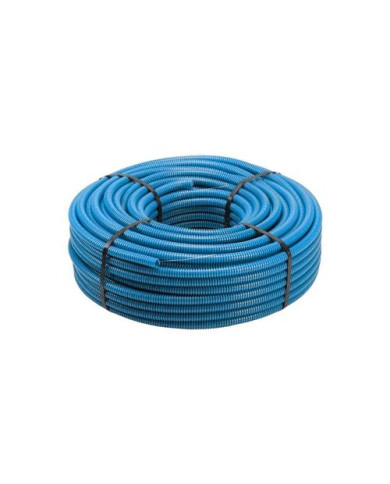 TUBO CORRUGATO DOPPIOSTRATO D32 BLU 25MT