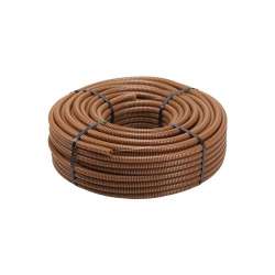 TUBO CORRUGATO DOPPIOSTRATO D32 MARRONE 25MT