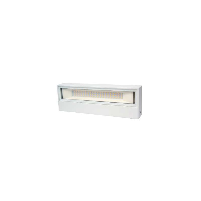 APPLIQUE LED DA ESTERNO 12W RETTANGOLARE BIANCO