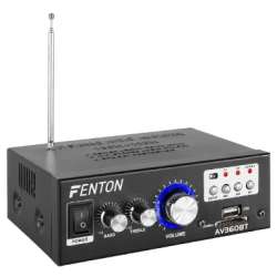 AMPLIFICATORE AUDIO BT/MP3/USB/SD 2X40W