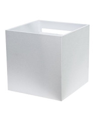 APPLIQUE A LED QUADRATO 20W IP65 220V BIANCO TRICOLOR 120X120MM IN ALLUMINIO