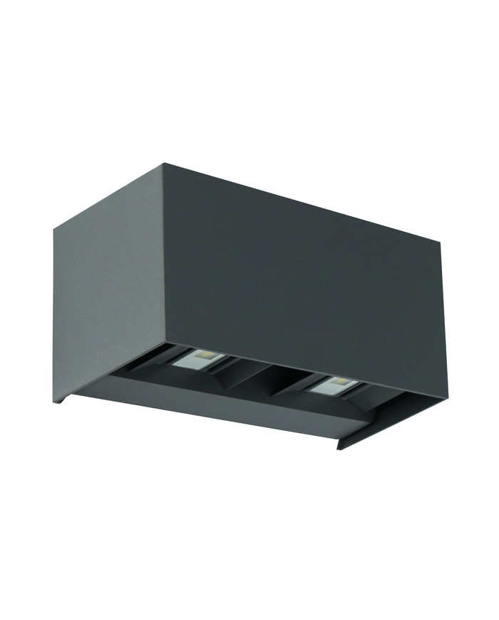 APPLIQUE A LED CUBO2 20W IP65 220V GRIGIO