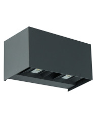 APPLIQUE A LED CUBO2 20W IP65 220V GRIGIO