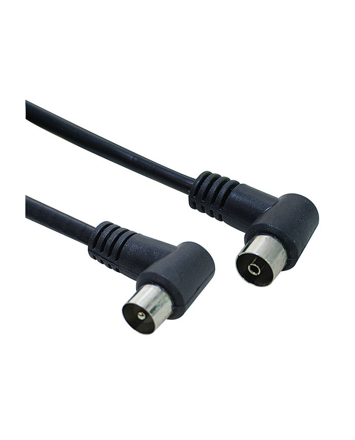 CAVO ANTENNA TV SPINA/PRESA A PIPA 2,5 MT NERO