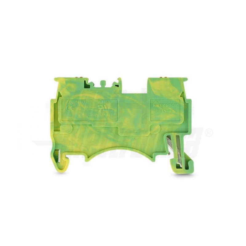 MORSETTO SERRAFILO DIN DS 1,5MM GIALLO-VERDE