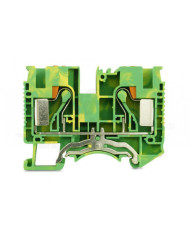 MORSETTO SERRAFILO DIN DS 16MM GIALLO-VERDE