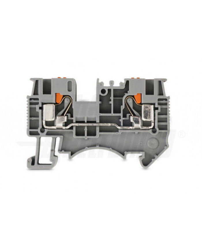 MORSETTO SERRAFILO DIN DS 6MM GRIGIO
