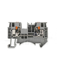 MORSETTO SERRAFILO DIN DS 6MM GRIGIO