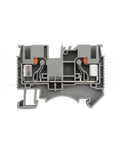 MORSETTO SERRAFILO DIN DS 10MM GRIGIO