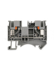 MORSETTO SERRAFILO DIN DS 10MM GRIGIO