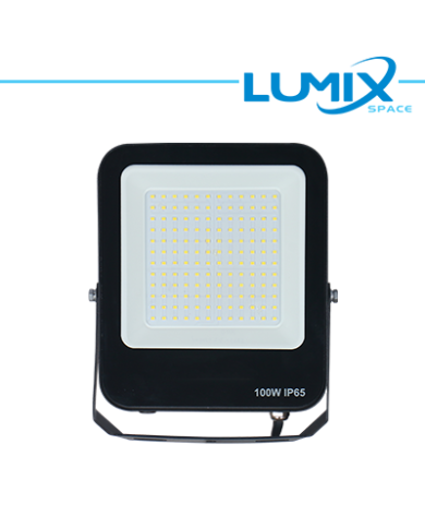 FARO LED NERO 100W 4000K LUCE NATURALE IP65
