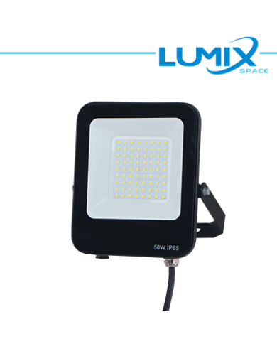 FARO LED NERO 50W 4000K LUCE NATURALE IP65