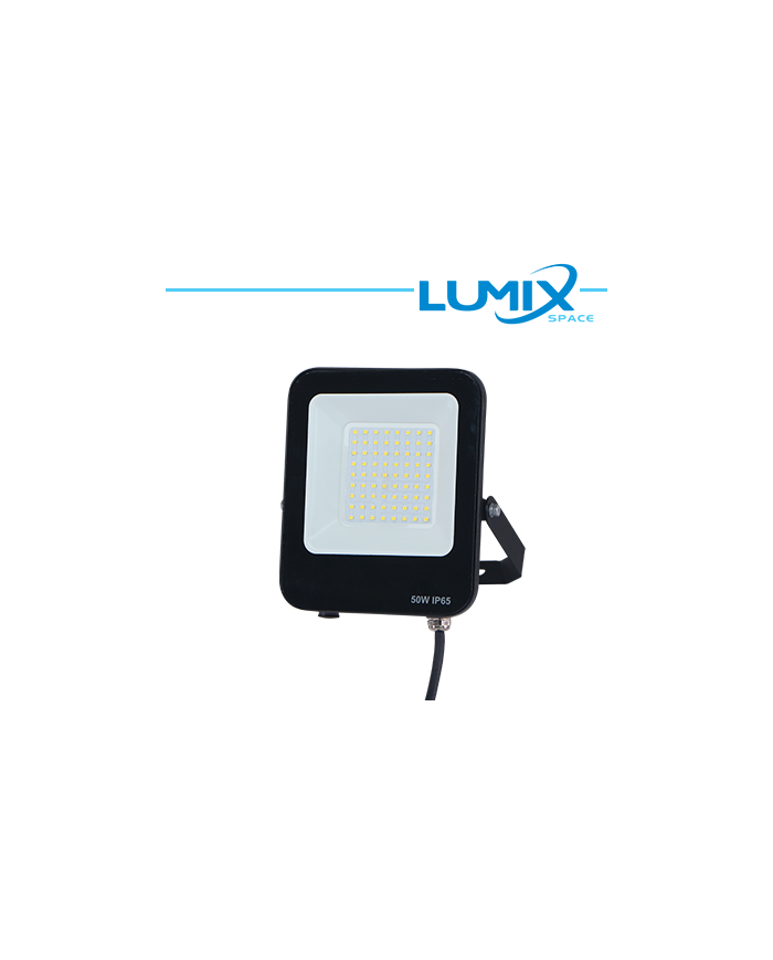 FARO LED NERO 50W 4000K LUCE NATURALE IP65