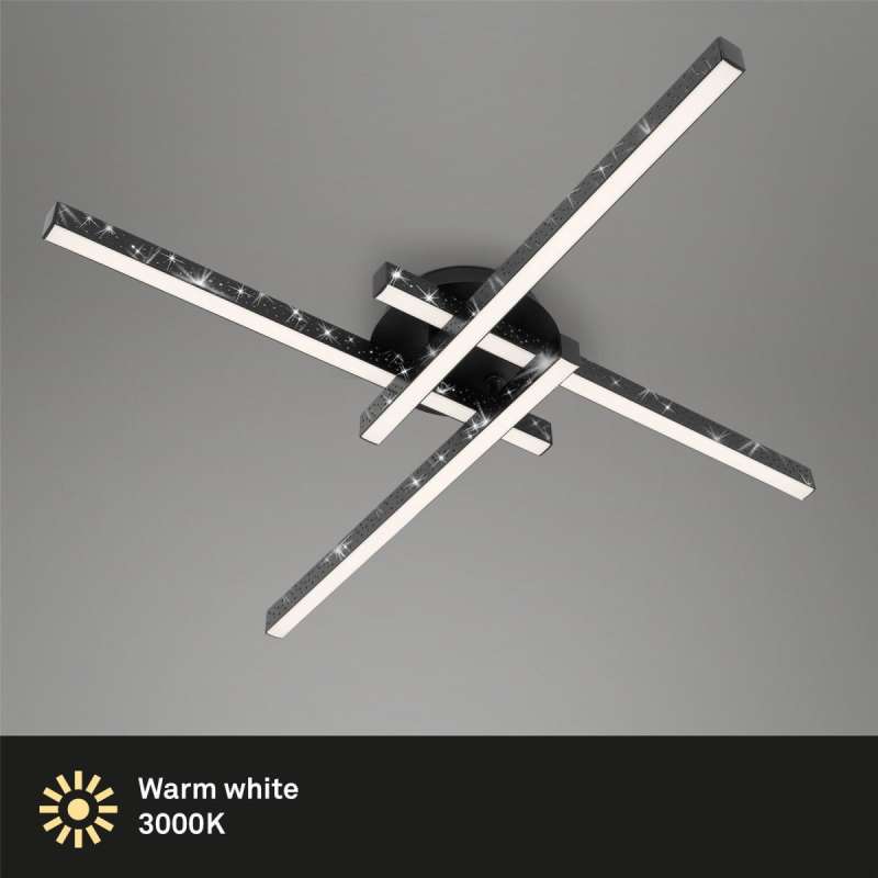 PLAFONIERA LED A SOFFITTO 21W 2900LM NERO