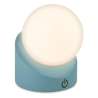 LAMPADA DA TAVOLO MINI GLOBO 2W WIRELESS IP54 BLU DIMMERABILE , TOUCH