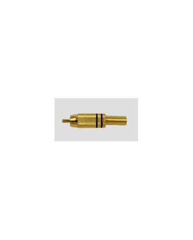 SPINA RCA DORATA NERA 5MM CON GUIDACAVO