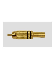 SPINA RCA DORATA NERA 5MM CON GUIDACAVO