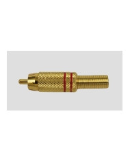 SPINA RCA DORATA ROSSA 5MM CON GUIDACAVO